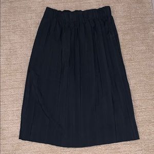 Black Pleated Skirt